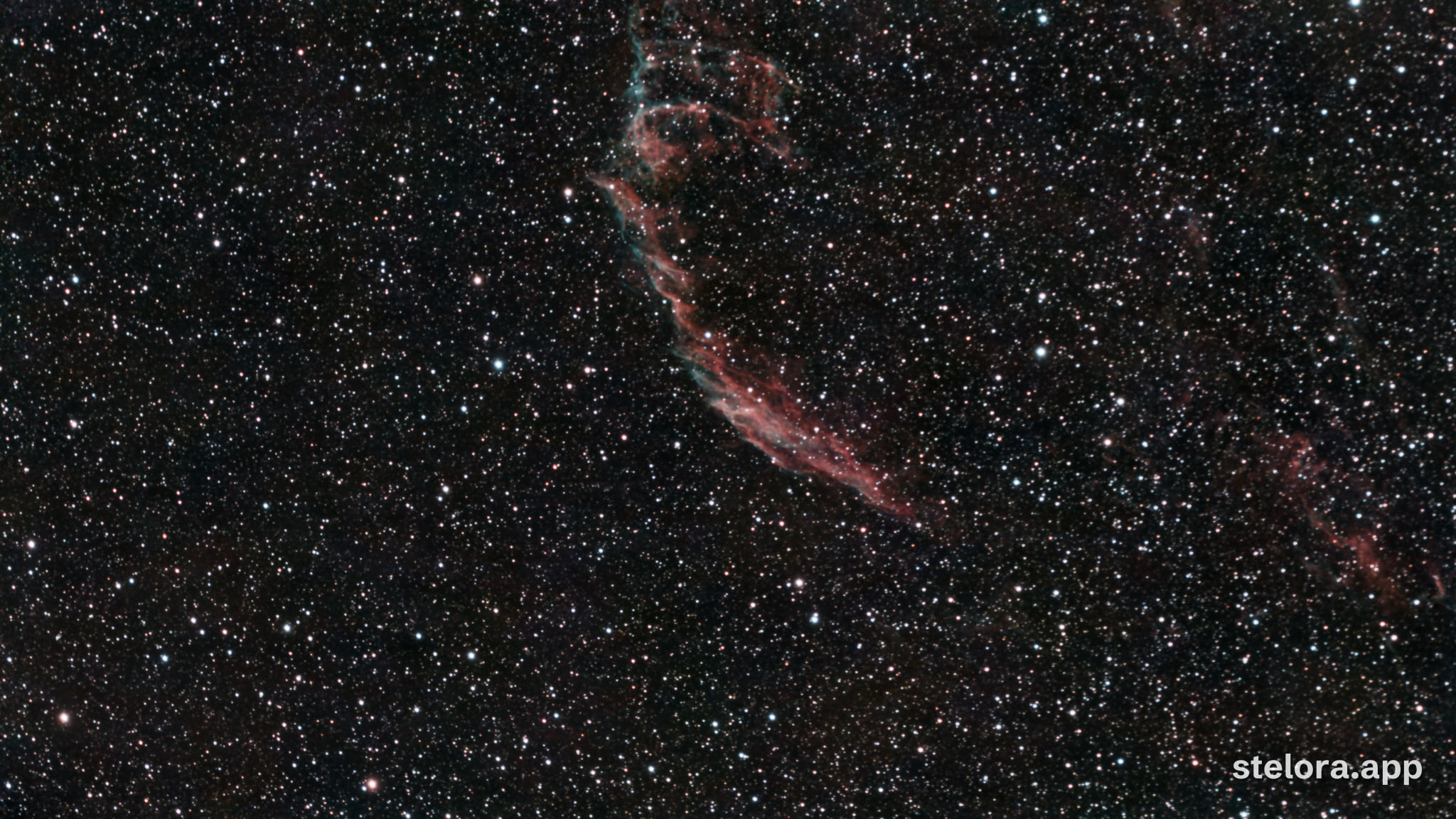 The finished image of C 33, processed with Stelora